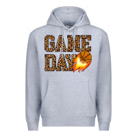 Heather Grey game day basketball Premium Hoodie - JahusDesignShop