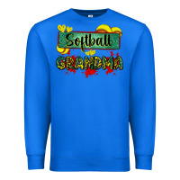 True Royal softball grandma with leopard Premium Sweatshirt - Zillion Design Studio