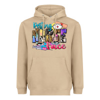 Mushroom resting nurse face Heavyweight Hoodie - Zillion Design Studio