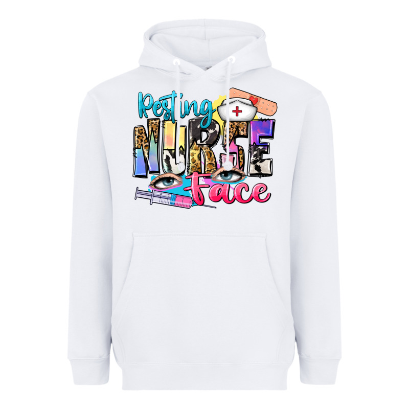 Resting Nurse Face Heavyweight Hoodie by Zillion Design Studio | Teevron