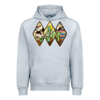Heather Grey cactus serape cowhide Urban Hoodie - JahusDesignShop