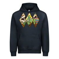 Navy cactus serape cowhide Urban Hoodie - JahusDesignShop