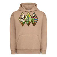 Pigment Burro cactus serape cowhide Urban Hoodie - JahusDesignShop