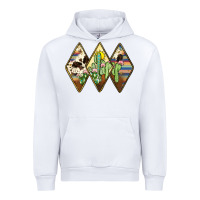 White cactus serape cowhide Urban Hoodie - JahusDesignShop