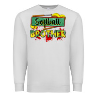 Dove Grey softball brother Premium Sweatshirt - Zillion Design Studio