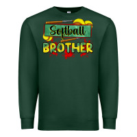 Sports Green softball brother Premium Sweatshirt - Zillion Design Studio