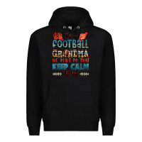 Black i'm a american football grandma we don't do that k Premium Hoodie - Jasminsmagicworld