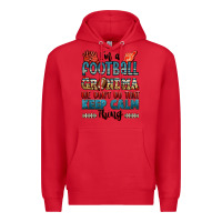Red i'm a american football grandma we don't do that k Premium Hoodie - Jasminsmagicworld