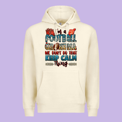 I'm A American Football Grandma We Don't Do That K Premium Hoodie Designed By Jasminsmagicworld