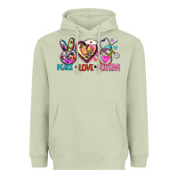 Matcha peace love nursing Heavyweight Hoodie - Zillion Design Studio