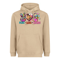 Mushroom peace love nursing Heavyweight Hoodie - Zillion Design Studio