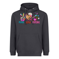 Smoke peace love nursing Heavyweight Hoodie - Zillion Design Studio