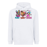 White peace love nursing Heavyweight Hoodie - Zillion Design Studio
