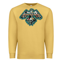 Antique Gold western thunderbird Premium Sweatshirt - RanaPortraitStore