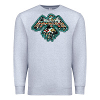 Heather Grey western thunderbird Premium Sweatshirt - RanaPortraitStore