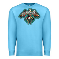 Ocean Blue western thunderbird Premium Sweatshirt - RanaPortraitStore