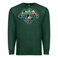 Sports Green western thunderbird Premium Sweatshirt - RanaPortraitStore