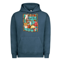 Pigment Midnight Navy feed me street food and tell me i'm pretty Urban Hoodie - JahusDesignShop