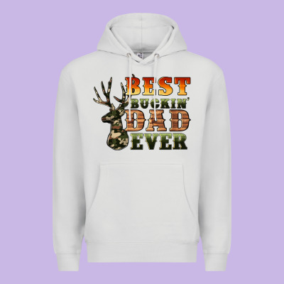 Best Buckin' Dad Ever Premium Hoodie Designed By Artiststas