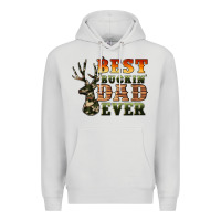 Dove Grey best buckin' dad ever Premium Hoodie - Artiststas