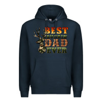 Navy best buckin' dad ever Premium Hoodie - Artiststas