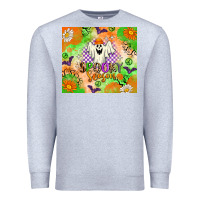 Heather Grey spooky season Premium Sweatshirt - texasbilliewilder