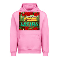 Fuchsia Pink latina tumbler Urban Hoodie - BundleAndBundleShop
