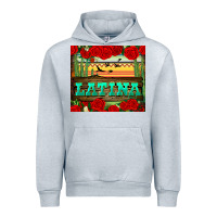 Heather Grey latina tumbler Urban Hoodie - BundleAndBundleShop