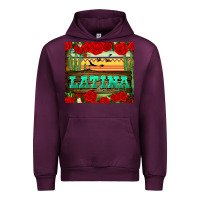 Mauve Wine latina tumbler Urban Hoodie - BundleAndBundleShop
