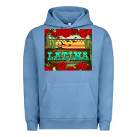Pigment Pebble Blue latina tumbler Urban Hoodie - BundleAndBundleShop