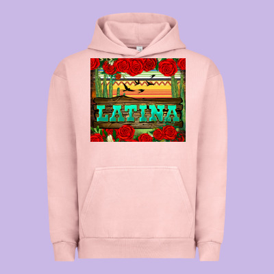 Latina Tumbler Urban Hoodie Designed By Bundleandbundleshop