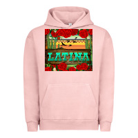 Pigment Salmon latina tumbler Urban Hoodie - BundleAndBundleShop