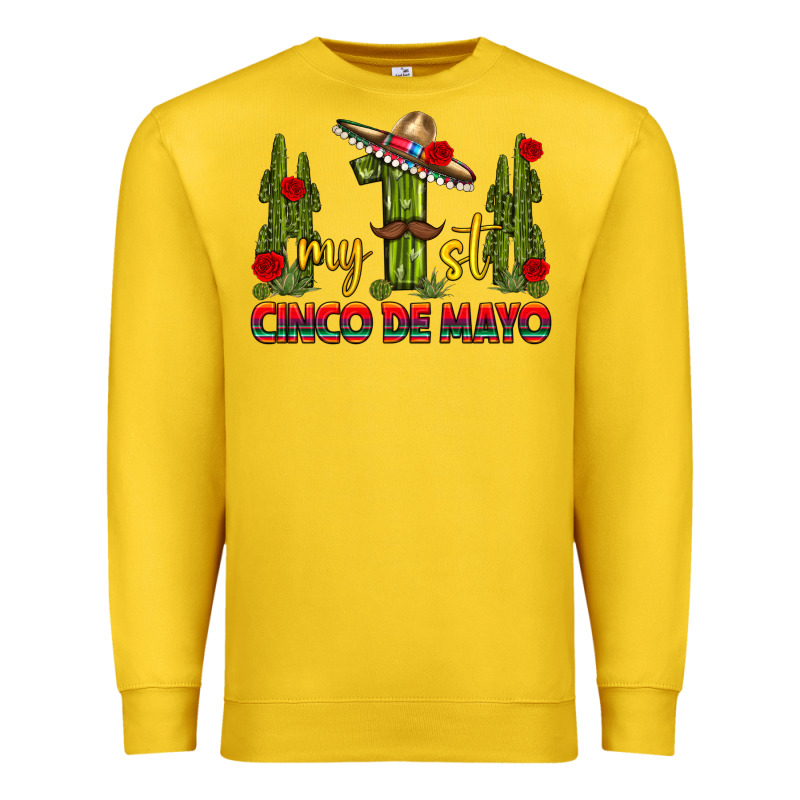 My 1st Cinco De Mayo Premium Sweatshirt by texasbilliewilder | Teevron