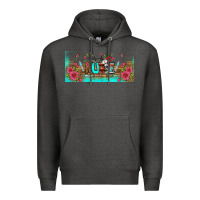 Charcoal Heather western nurse libbey glass Premium Hoodie - BundleAndBundleShop