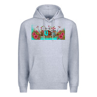 Heather Grey western nurse libbey glass Premium Hoodie - BundleAndBundleShop