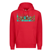 Red western nurse libbey glass Premium Hoodie - BundleAndBundleShop