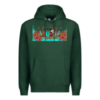 Sports Green western nurse libbey glass Premium Hoodie - BundleAndBundleShop