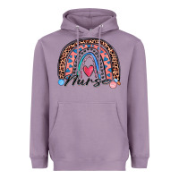 Lavender nurse rainbow Heavyweight Hoodie - Zillion Design Studio