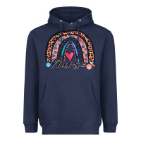 Navy nurse rainbow Heavyweight Hoodie - Zillion Design Studio