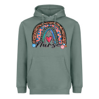 Sage nurse rainbow Heavyweight Hoodie - Zillion Design Studio