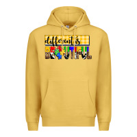 Antique Gold different is beautiful Premium Hoodie - AdoDesignShop