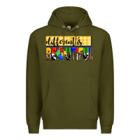 Army Green different is beautiful Premium Hoodie - AdoDesignShop