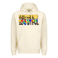 Sandshell different is beautiful Premium Hoodie - AdoDesignShop