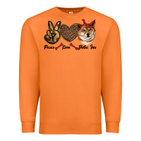 Carrot peace love shiba inu Premium Sweatshirt - RanaPortraitStore