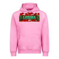 Fuchsia Pink latina libbey glass Urban Hoodie - BundleAndBundleShop