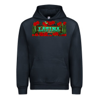 Navy latina libbey glass Urban Hoodie - BundleAndBundleShop