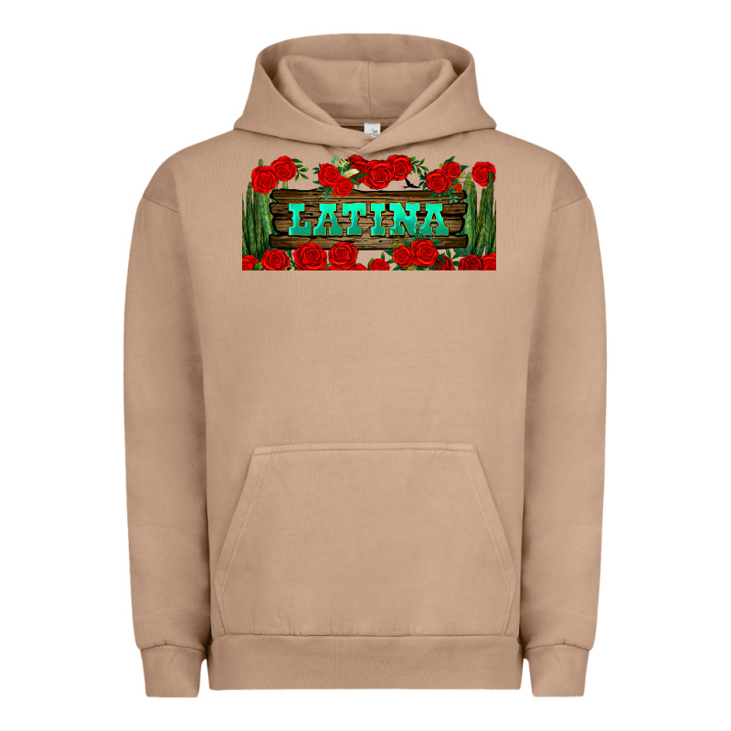 Latina Libbey Glass Urban Hoodie by BundleAndBundleShop | Teevron