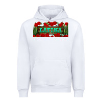 White latina libbey glass Urban Hoodie - BundleAndBundleShop