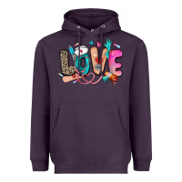 Plum love nurse Heavyweight Hoodie - Zillion Design Studio