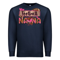 Navy football nana with leopard Premium Sweatshirt - Zillion Design Studio